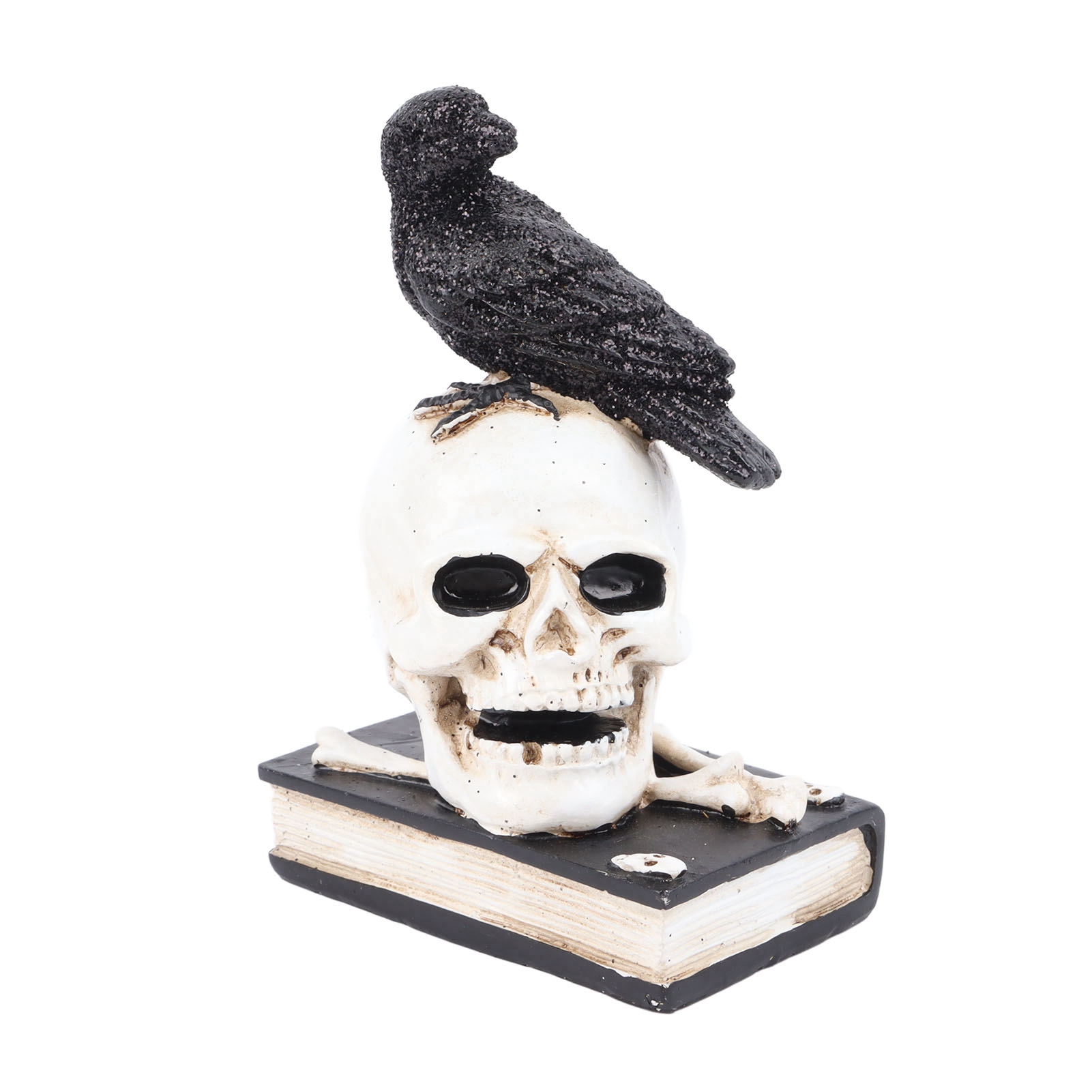 Kostra figúrka so živými farbami a detailmi na halloweensku výzdobu